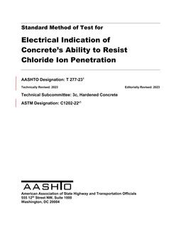 AASHTO T 277-23
