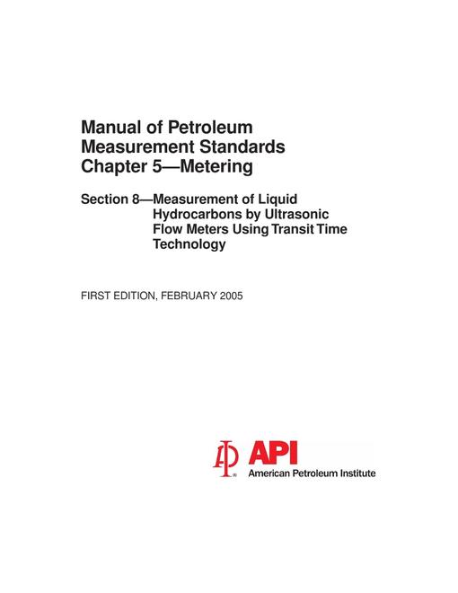 API MPMS Chapter 5.8